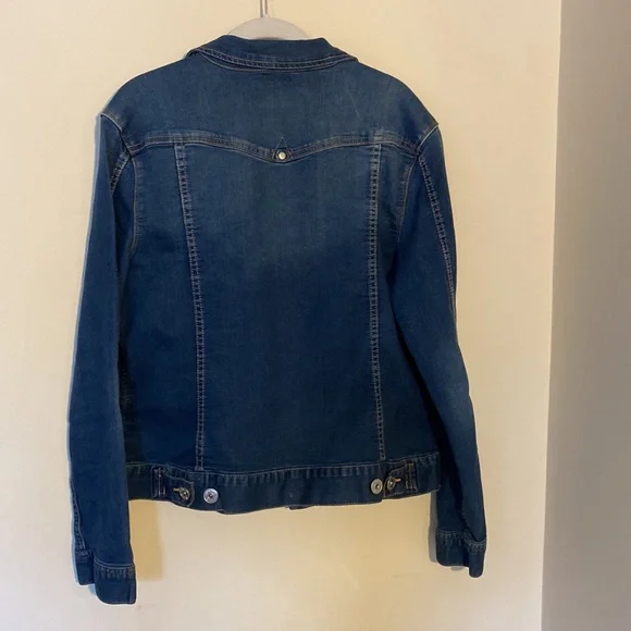 Liverpool Jeans Company Denim Jeans Jacket Women’s Size Large EUC - Picture 6 of 8